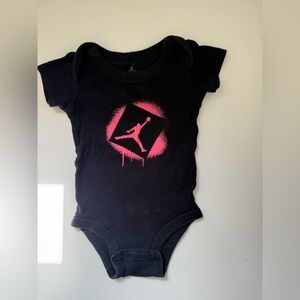 Air Jordan Pink Jumpman Nike Onsie Michael NBA Chicago Bulls, Size 0-6 months.